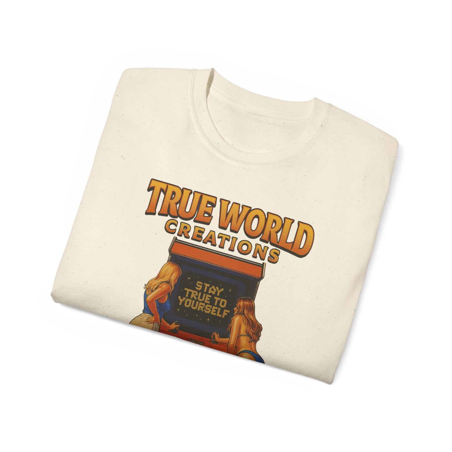 TrueWorldCreations- 'Stay True to Yourself' Vintage Style Graphic T-shirt