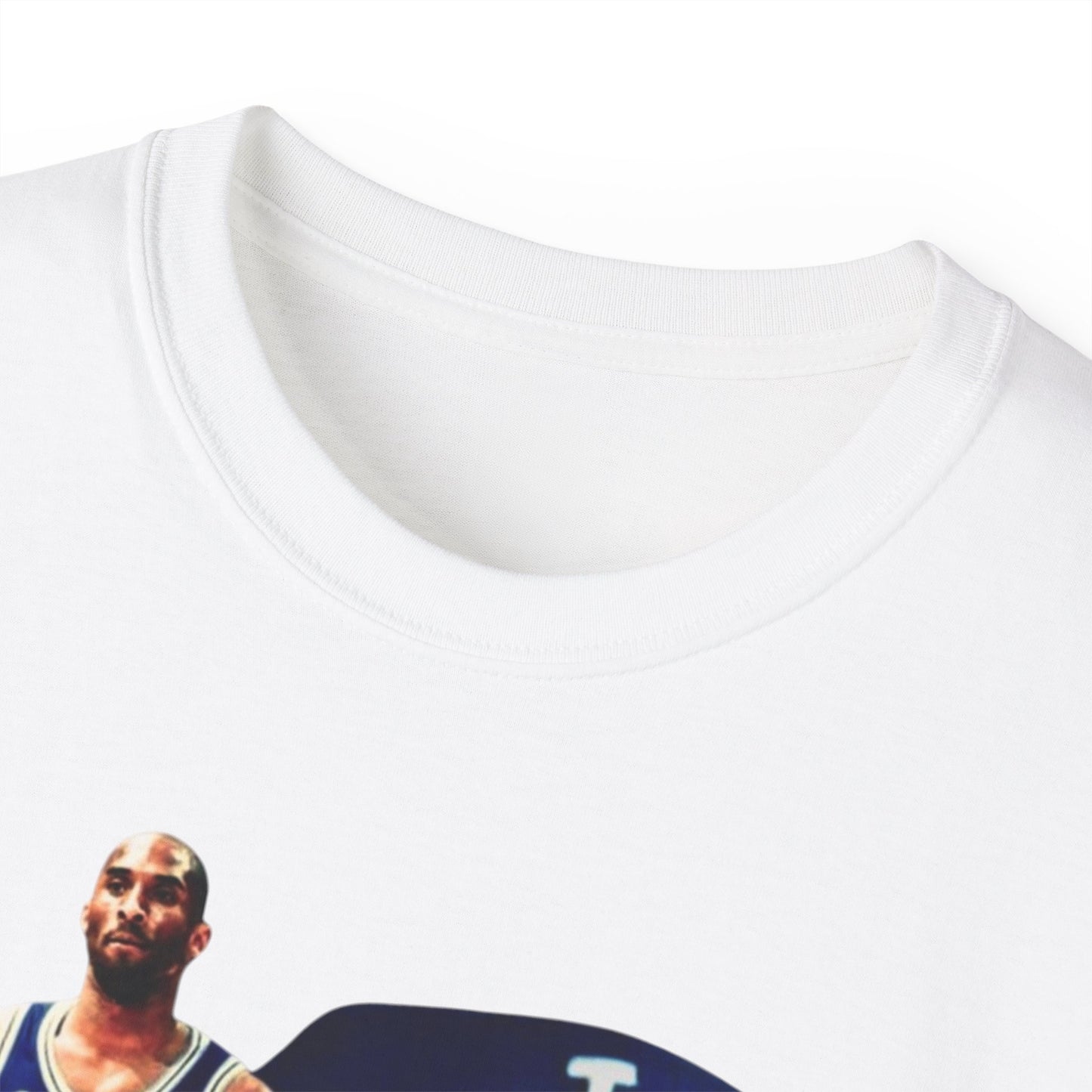 Classic Retro Basketball Portrait Tee — Kobe Signed Style