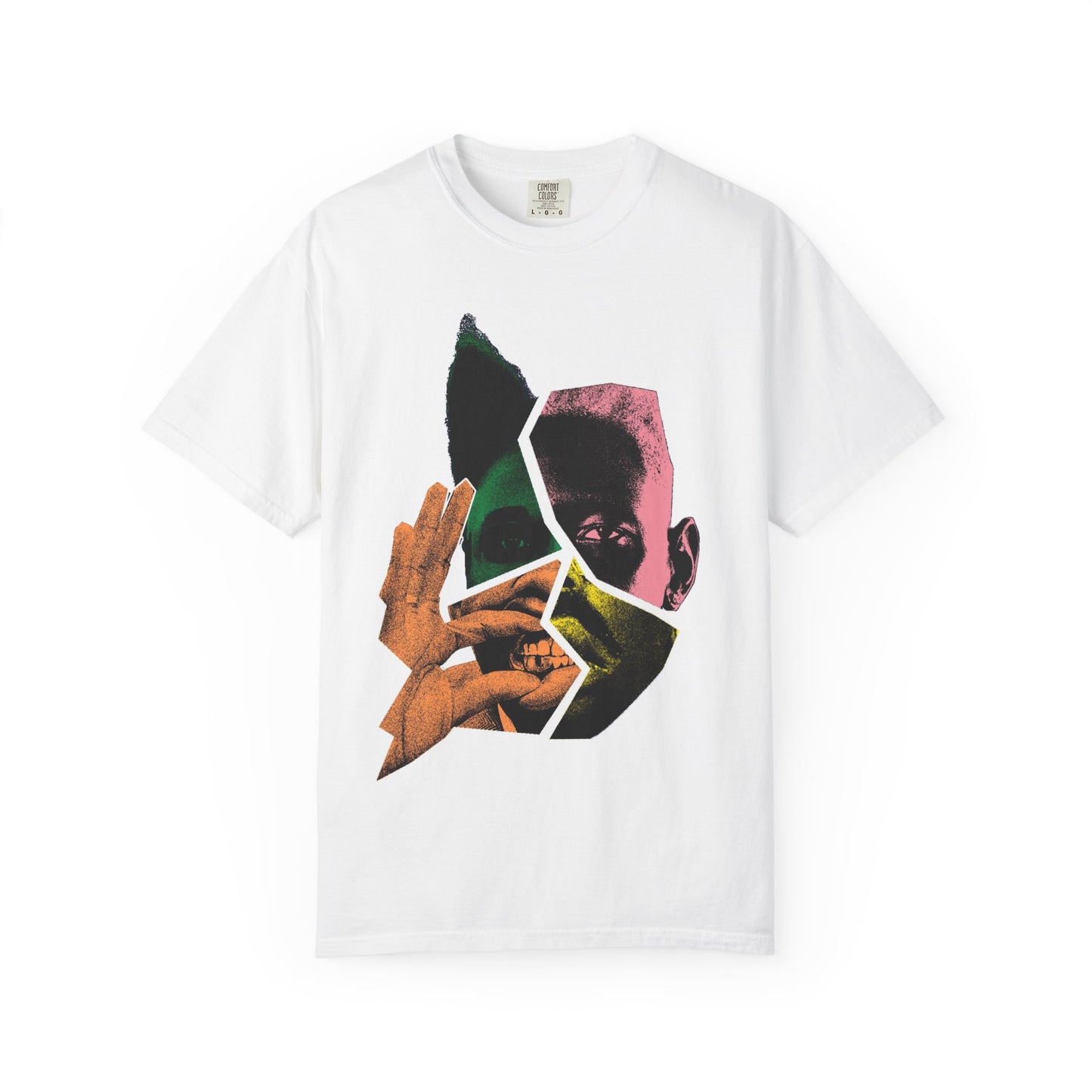 Abstract Tyler Collage Face T-Shirt