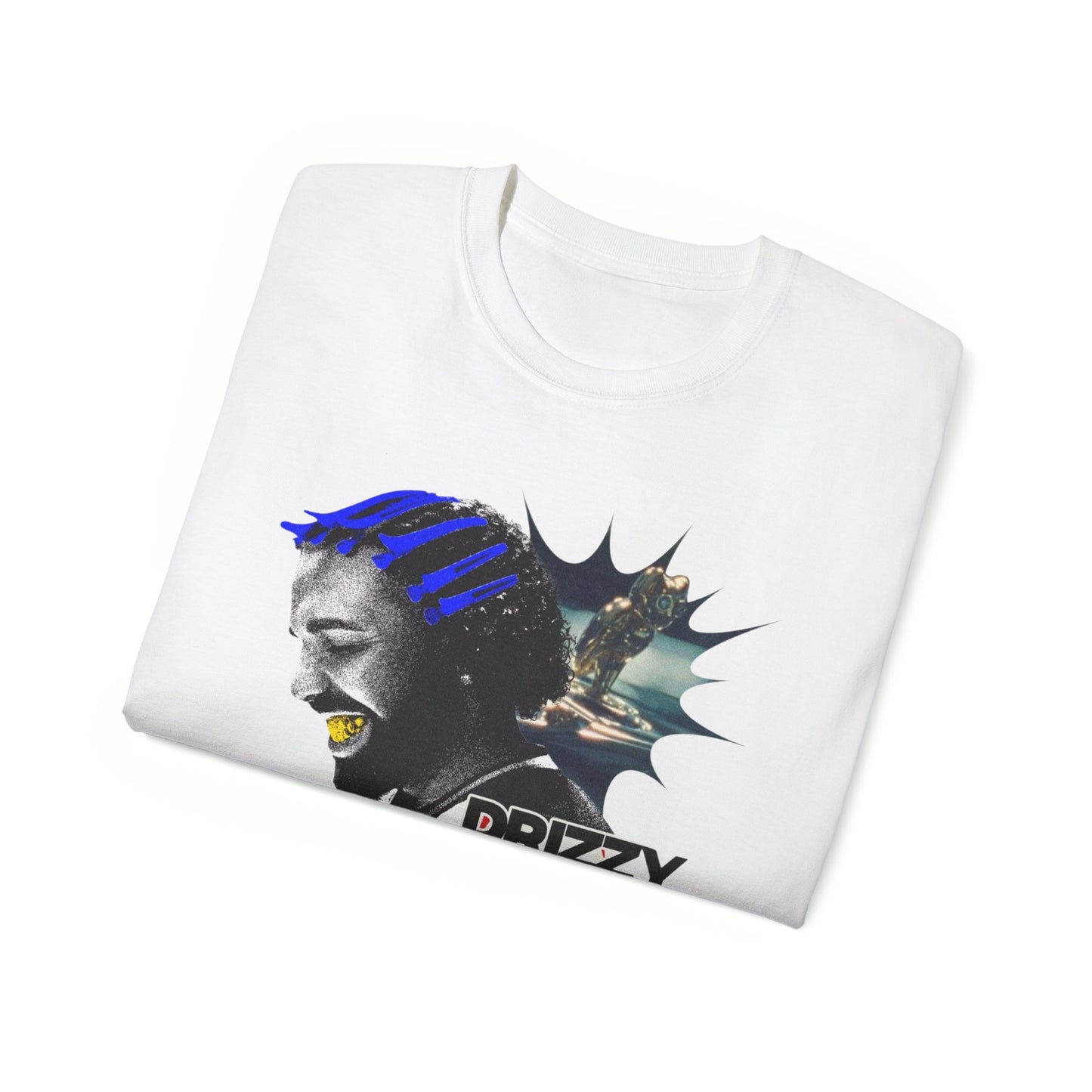 Graphic Music Artist Tee — "Drizzy Drake" Vintage Hip-Hop Design