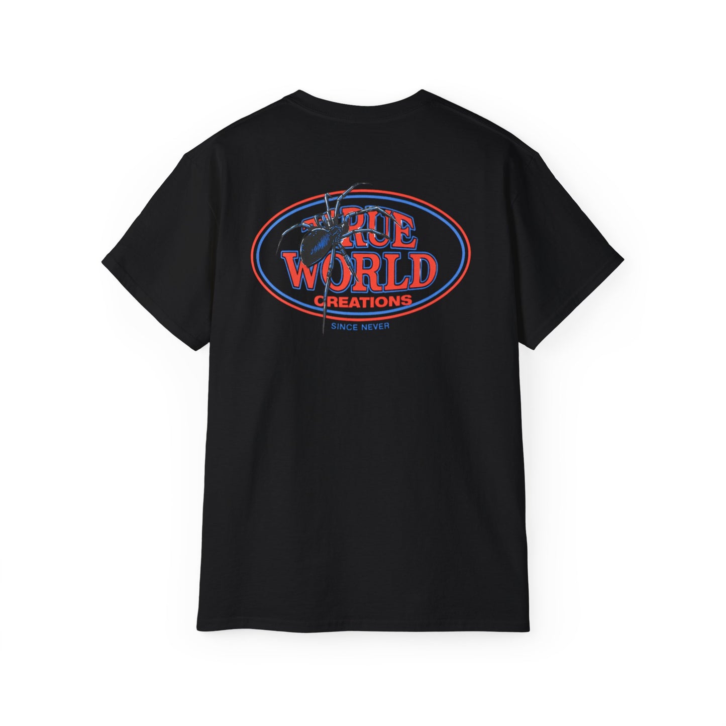 TrueWorldCreations spider graphic T-shirt