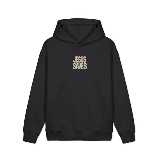 TWC Jesus Saves Hoodie — Vintage Bold Christian Graphic Pullover