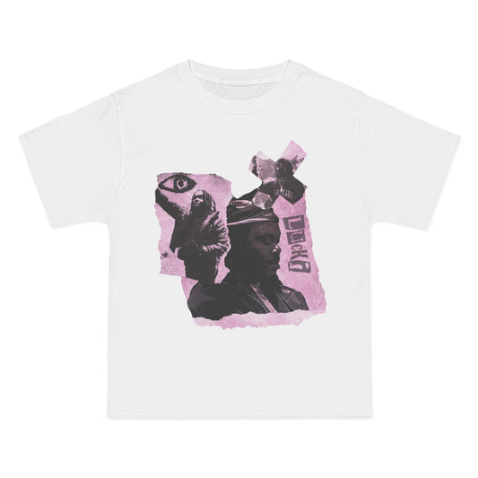 Lucki Abstract Pink Cat Collage T-Shirt