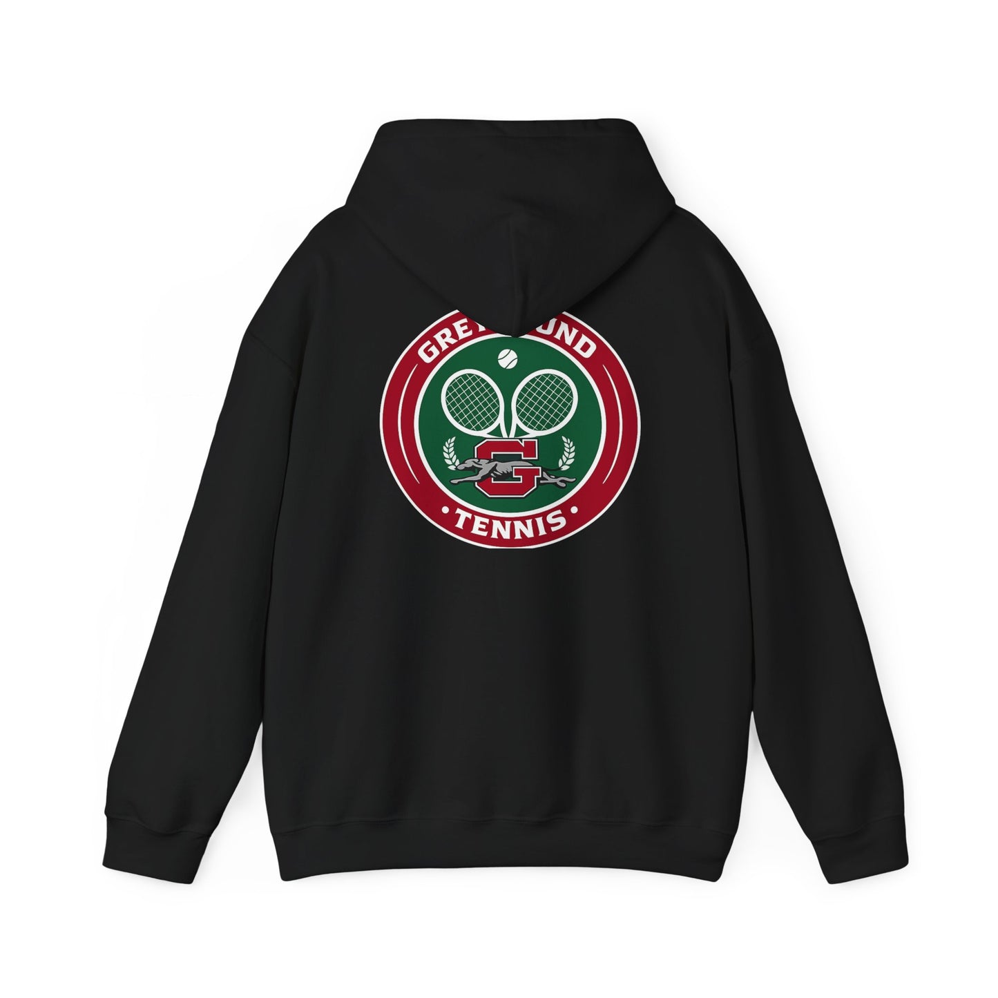 Greyhound Tennis Hoodie — Vintage Tennis Logo Sweatshirt