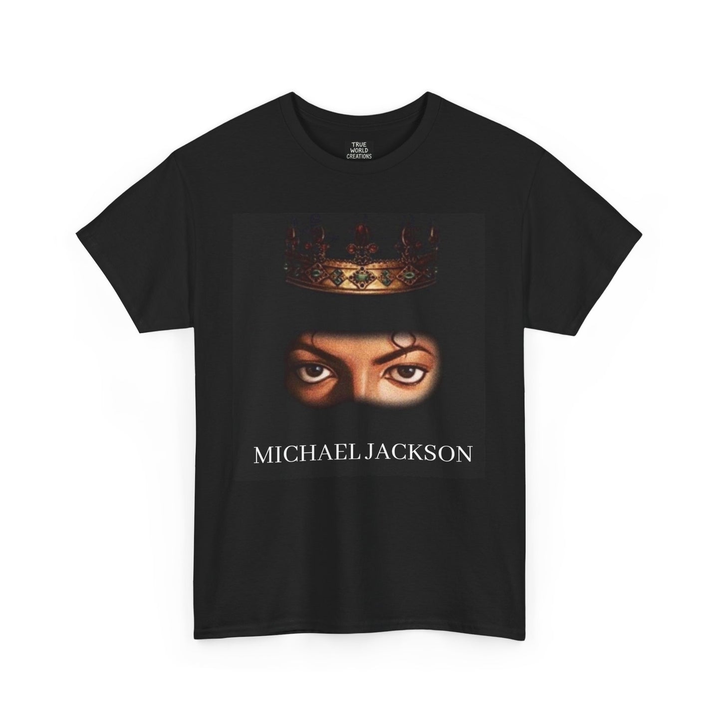 Michael Jackson eyes/crown - graphic tee *black