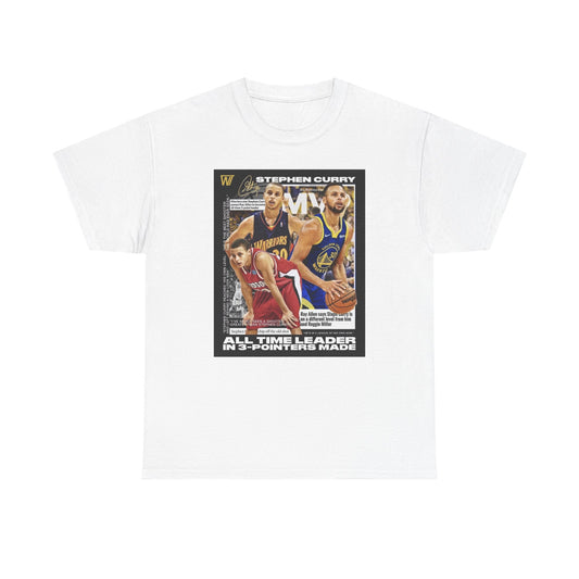 Stephen Curry All-Time Leader Unisex Heavy Cotton Tee