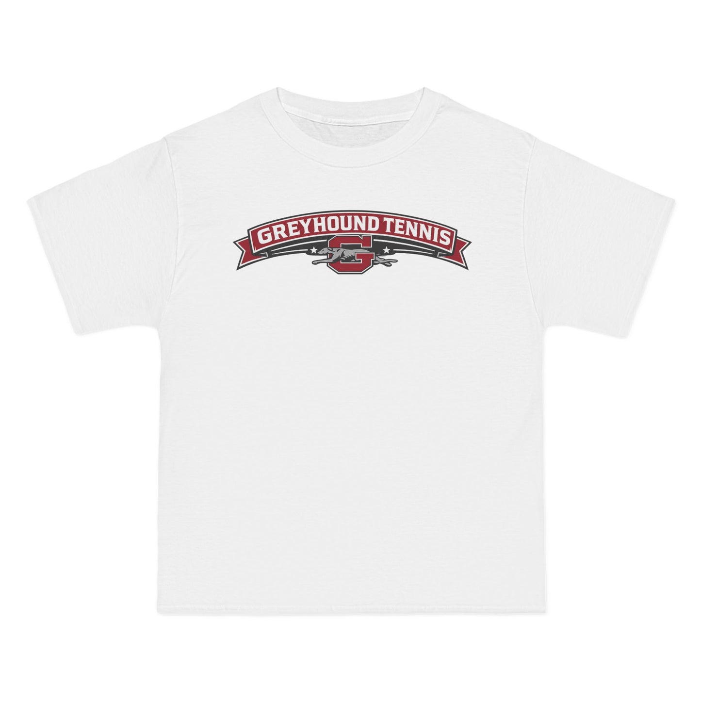 Greyhound Tennis Graphic T-Shirt — Crest Logo Short Sleeve