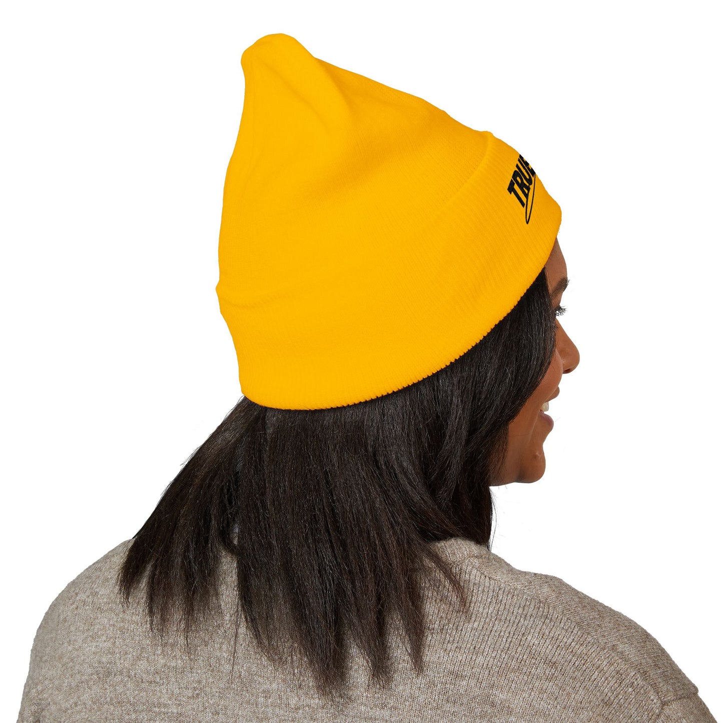 True World Embroidered Cuffed Beanie — TWC Classic Winter Knit Hat