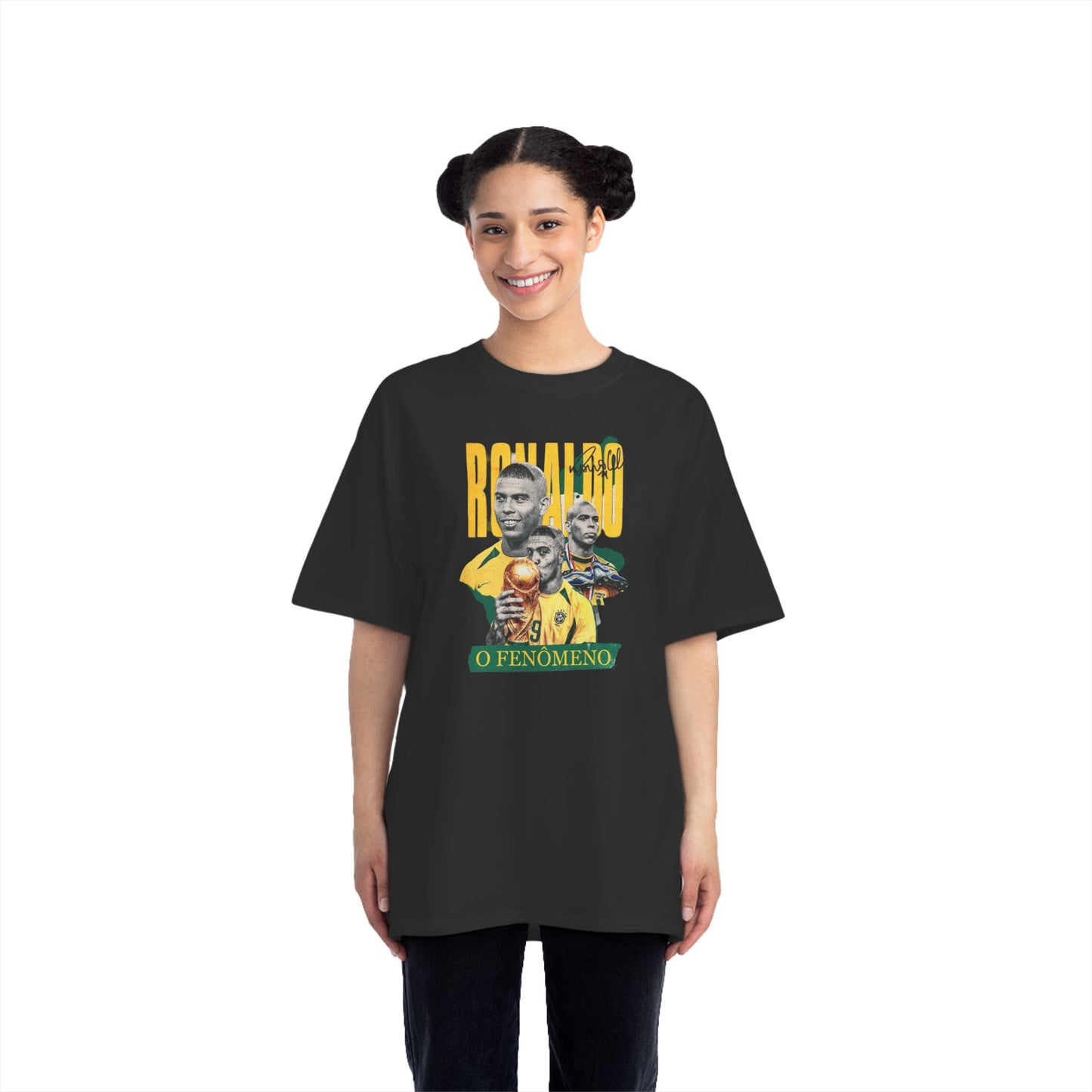 Ronaldo O Fenomeno Tribute T-Shirt | Retro Sportswear for Soccer Fans