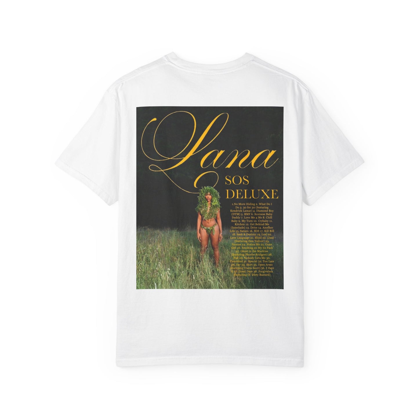 Lana SOS Deluxe Unisex Garment-Dyed T-Shirt | Nature-Inspired Design