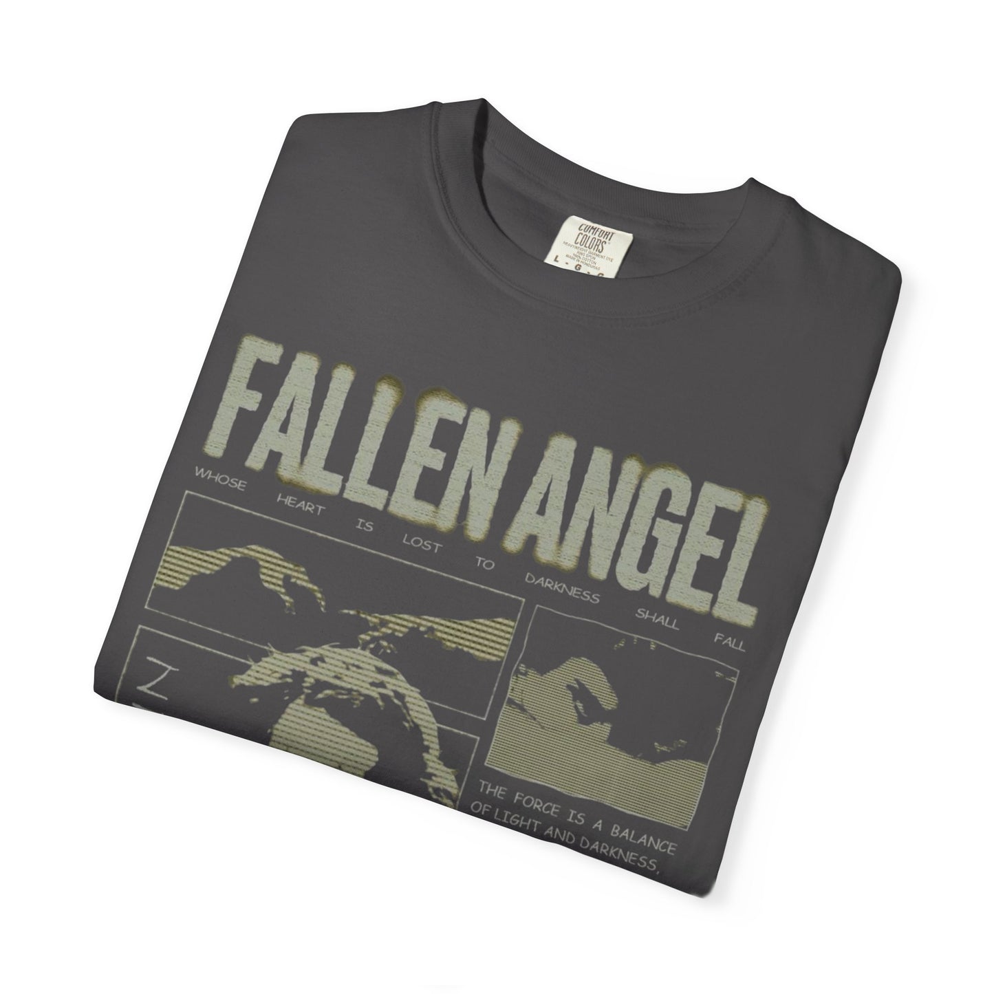 Fallen Angel Graphic T-Shirt — Vintage Anakin Comic Design