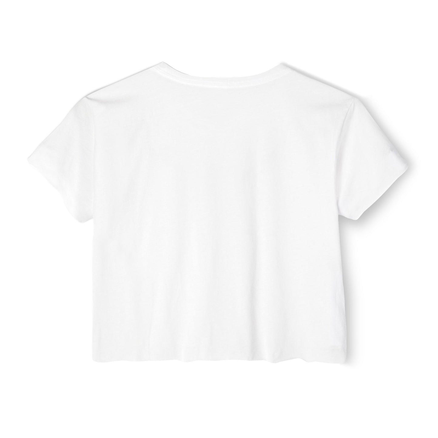 Divine Feminine Crop Top — White Women's Festival Tee
