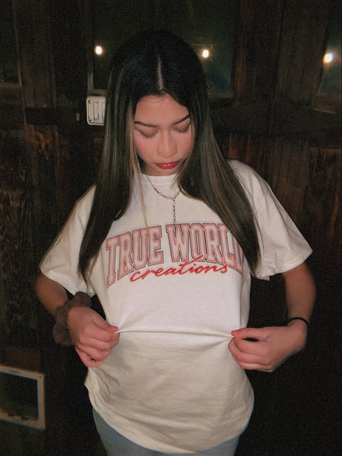True World Creations Graphic Valentines bandaid Tee