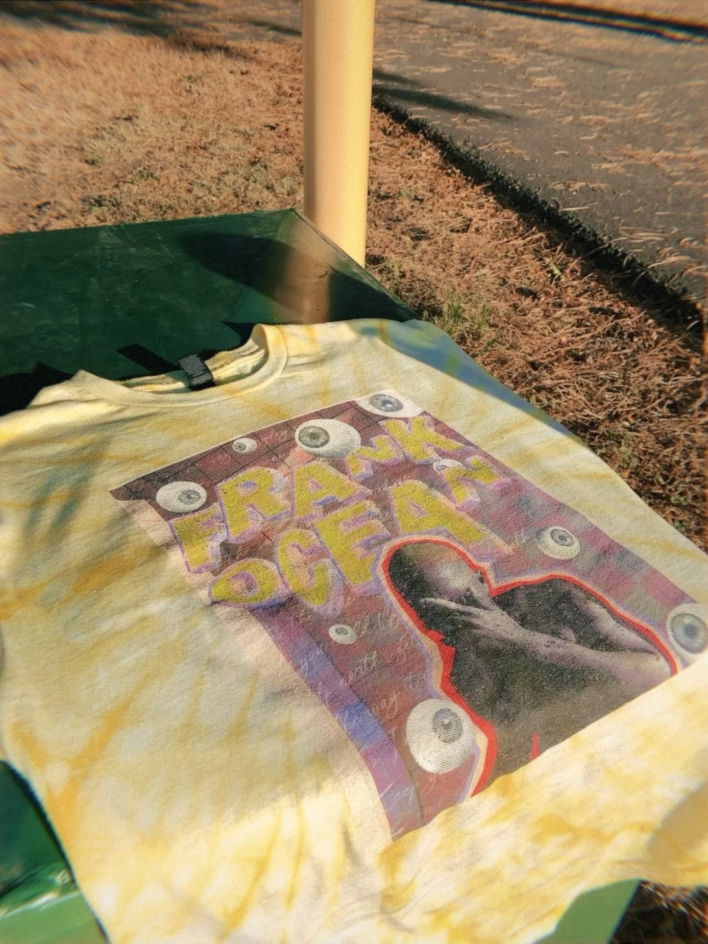 Frank Ocean Tie-Dye Tee - Vibrant Cyclone Design